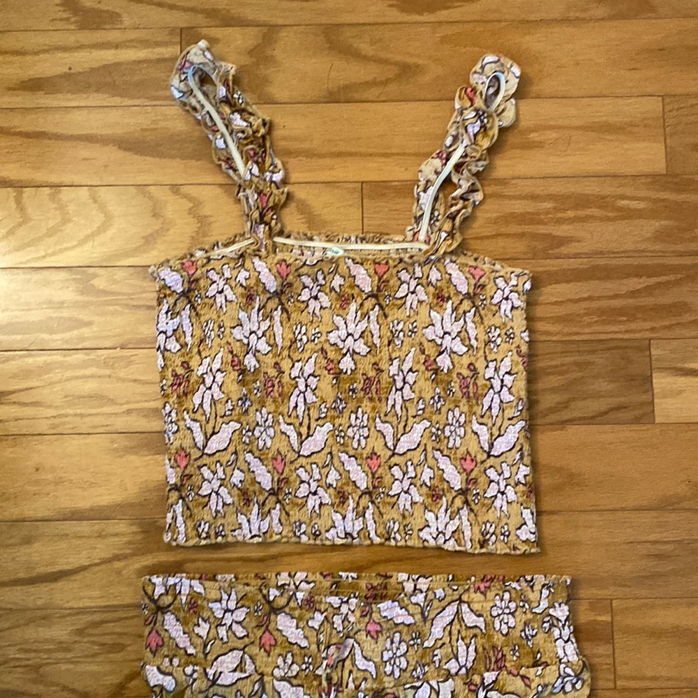 Aerie two piece set. Floral